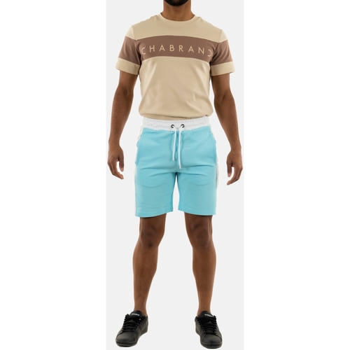 Vêtements Homme Shorts camouflage-print / Bermudas Chabrand 60240 Bleu