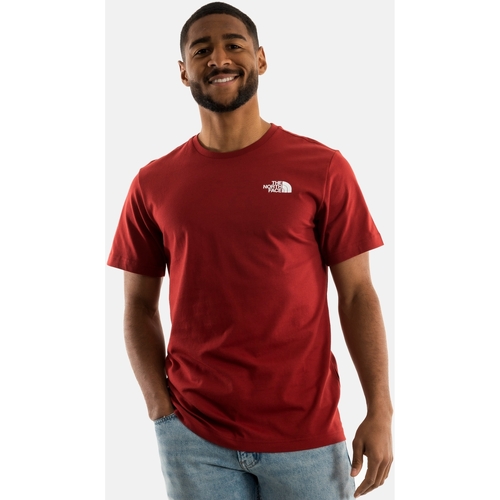 Vêtements Homme T-shirts manches courtes The North Face 0a87np Rouge