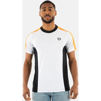 Vêhoodie Homme T-shirts manches courtes Sergio Tacchini 40615 Blanc