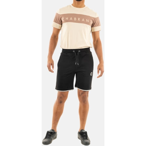 Vêtements Homme Shorts camouflage-print / Bermudas Chabrand 60239 Noir