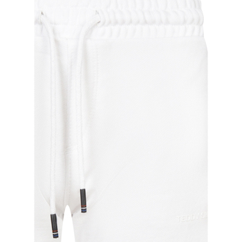 Vêtements Garçon Shorts / Bermudas Teddy Smith Short coton droit Blanc