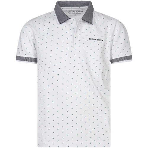 Vêtements Garçon T-shirts & Polos Teddy Smith Polo coton droite Blanc