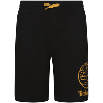 Vêtements Garçon Shorts Hem / Bermudas Timberland Short droit Noir