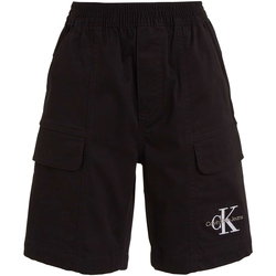 Vêtements Garçon Shorts / Bermudas Calvin Klein Jeans Short coton Noir