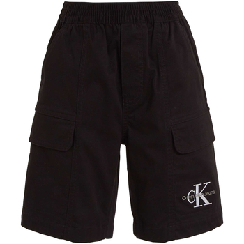 Vêtements Garçon Shorts / Bermudas Calvin Klein Jeans Short coton Noir