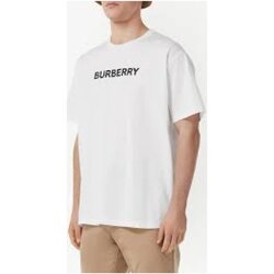 Vêtements Homme T-shirts manches courtes Burberry martellata 8055309 Blanc