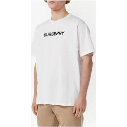 Vêtements Homme T-shirts manches courtes WITH Burberry 8055309 Blanc