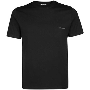 Vêtements Homme T-shirts manches courtes Balenciaga 556151 TYK28 Noir