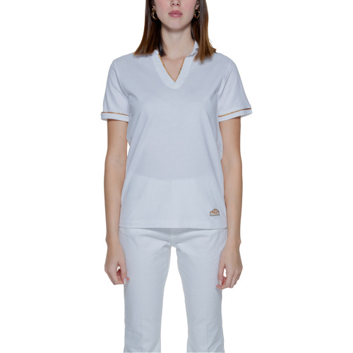 Vêtements Femme T-shirts manches courtes Alviero Martini DF 0762 JC77 Blanc
