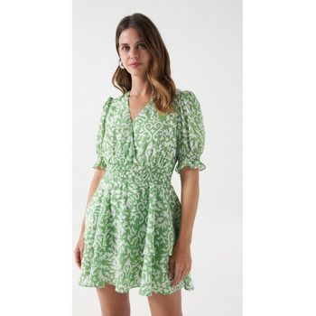 Vêtements Femme Robes Salsa - SHEATH PRINTED DRESS Vert