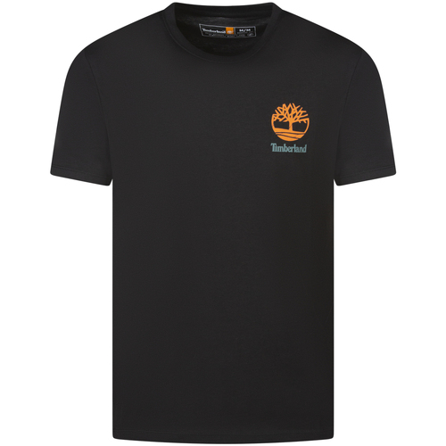 Vêtements Homme T-shirts & Polos Timberland T-shirt coton col rond Noir
