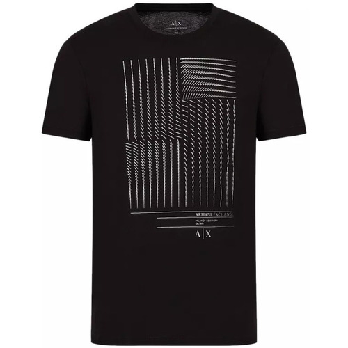 Vêtements Homme T-shirts manches courtes EAX Tee-shirt Noir