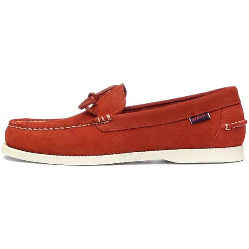 Chaussures Homme Chaussures bateau Sebago DOCKSIDES SCHOODIC BEAT OUT Rouge
