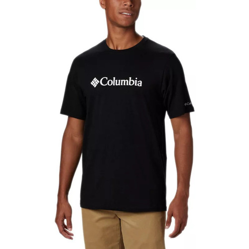 Vêtements Homme T-shirts manches courtes Columbia CSC BASIC LOGO Noir