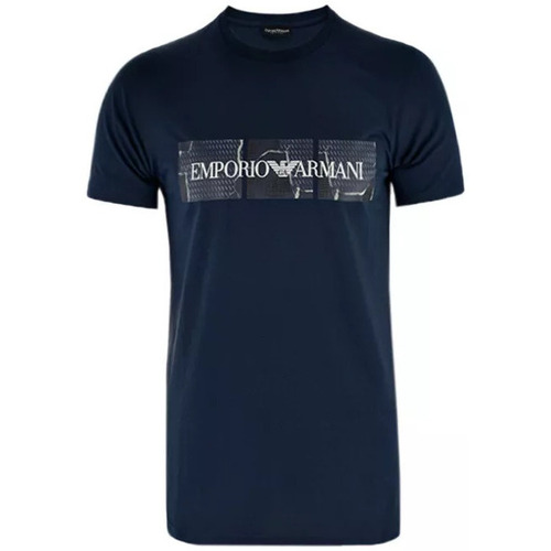 Vêtements Homme Ea7 Emporio Armani logo-print underwire bikini emporio armani panelled lace up trainers itemni Tee-shirt Bleu