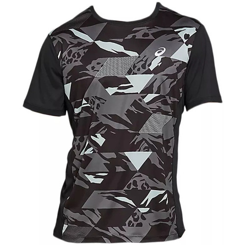 Vêtements Homme T-shirts manches courtes Asics FUTURE CAMO SS TOP Noir