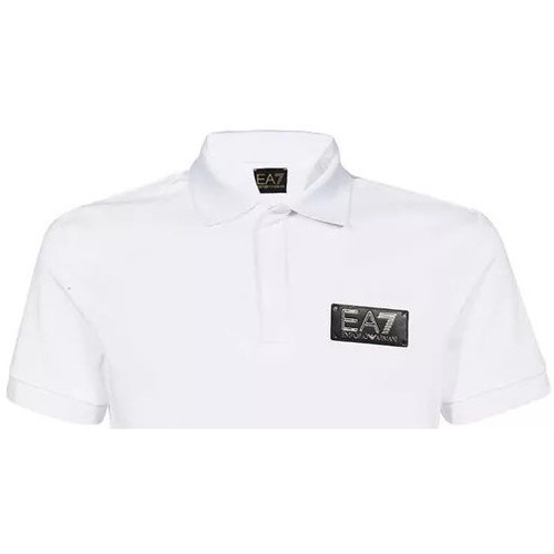 Vêtements Homme Рубашка armani junior Ea7 Emporio Armani Polo Blanc