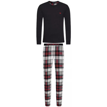 Vêtements Homme Pyjamas / Chemises de nuit emporio armani kids raglan sleeve logo hoodie item Pyjama Noir