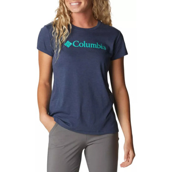 Vêtements Femme T-shirts & Polos Columbia TREK Bleu