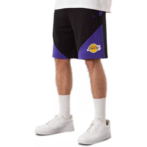 Vêtements Homme Shorts / Bermudas New-Era LA Lakers NBA Panel Noir