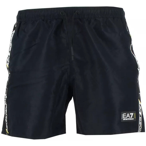 Vêtements Homme Maillots / Shorts de bain Armani EA7 Core ID Felpa in French Terry blu navy BEACHWEAR Noir