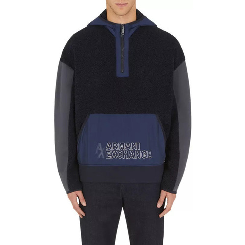 Vêtements Homme Sweats EAX Colour-block fleece Bleu