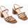 Chaussures Femme Sandales et Nu-pieds Vanessa Wu Sandales à talon Alexandra multibrides Marron
