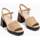 Chaussures Femme Sandales et Nu-pieds Vanessa Wu Sandales peep-toe à plateforme Tyrah Beige
