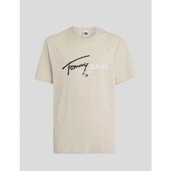 Vêtements Homme T-shirts manches courtes Tommy Jeans  Beige
