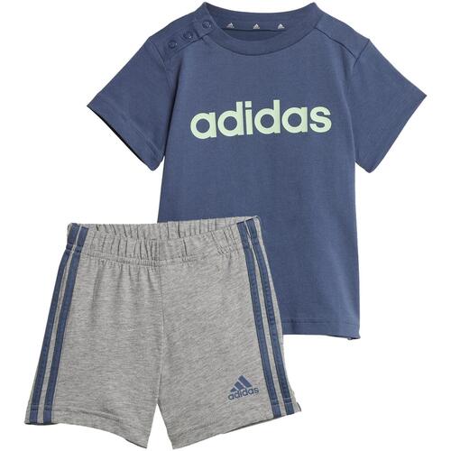 Vêtements Enfant T-shirts manches courtes adidas Originals I lin co t set Bleu