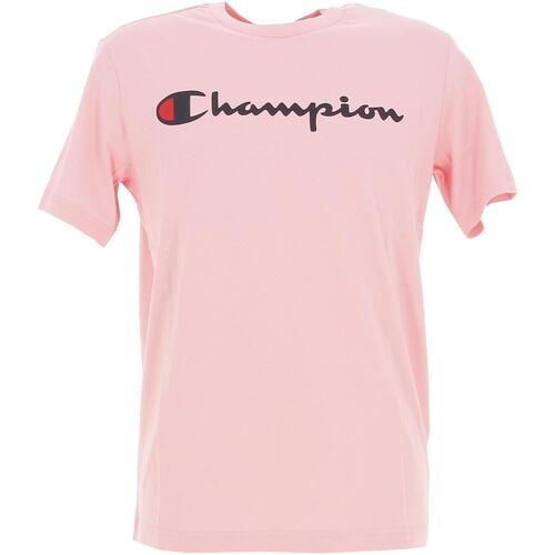 Vêtements Homme Housses de couettes Champion Crewneck t-shirt Rose
