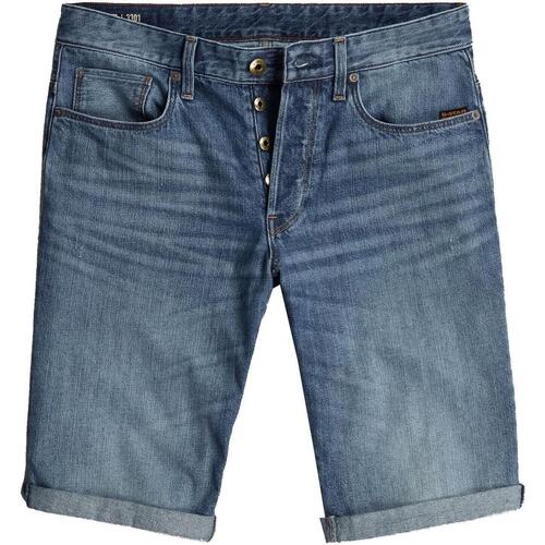 Vêtements Homme Sleeve Shorts / Bermudas G-Star Raw 3301 short Bleu