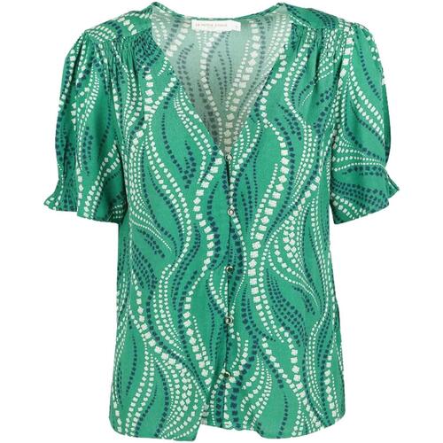 Vêtements Femme Chemises / Chemisiers Comme Des Garcon Tamina muguet top Vert