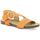 Chaussures Femme Sandales et Nu-pieds Diciottopiu Nu pieds raphia Orange