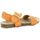 Chaussures Femme Sandales et Nu-pieds Diciottopiu Nu pieds raphia Orange
