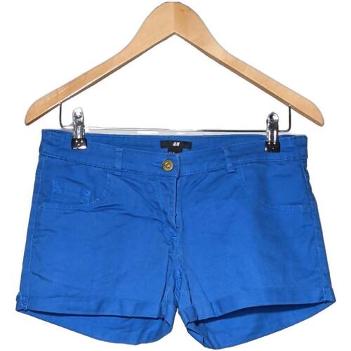 Vêtements Femme Shorts / Bermudas H&M short  38 - T2 - M Bleu Bleu