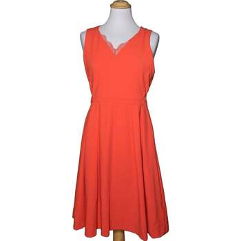Vêtements Femme Robes Naf Naf robe mi-longue  36 - T1 - S Orange Orange