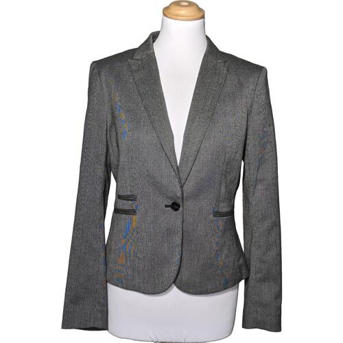 Vêtements Femme Vestes / Blazers H&M blazer  38 - T2 - M Gris Gris