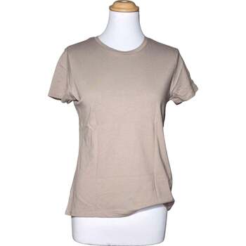 Vêtements Femme T-shirts manches courtes Zara top manches courtes  38 - T2 - M Marron Marron