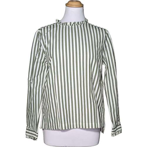 Vêtements Femme Tops / Blouses H&M blouse  38 - T2 - M Vert Vert