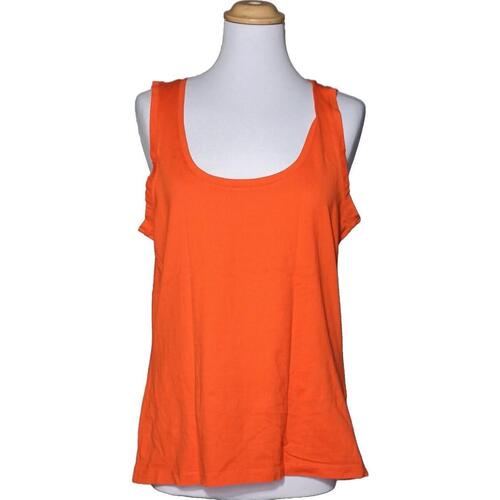 Vêtements Femme Tops / Blouses Petit Bateau débardeur  40 - T3 - L Orange Orange