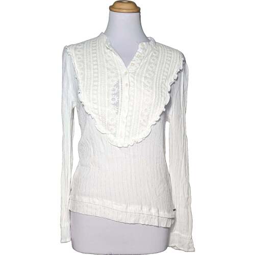 Vêtements Femme T-shirts & Polos Creeks top manches longues  40 - T3 - L Blanc Blanc