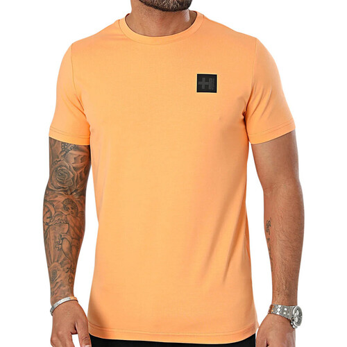 Vêtements Homme Gemma Mid-Rise Shorts Clean Hem in White Helvetica T-shirt  Orange Orange