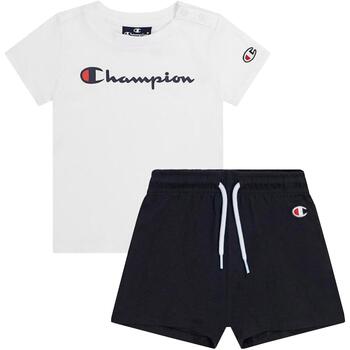 Vêtements Garçon T-shirts manches courtes Champion Set Blanc