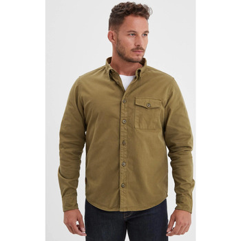 Vêtements Homme Chemises manches longues Daytona VASSAR PRESCOTT TWILL SAGE STONE Vert