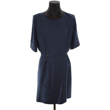 Vêtements Femme Robes Saint Laurent Robe en soie Bleu
