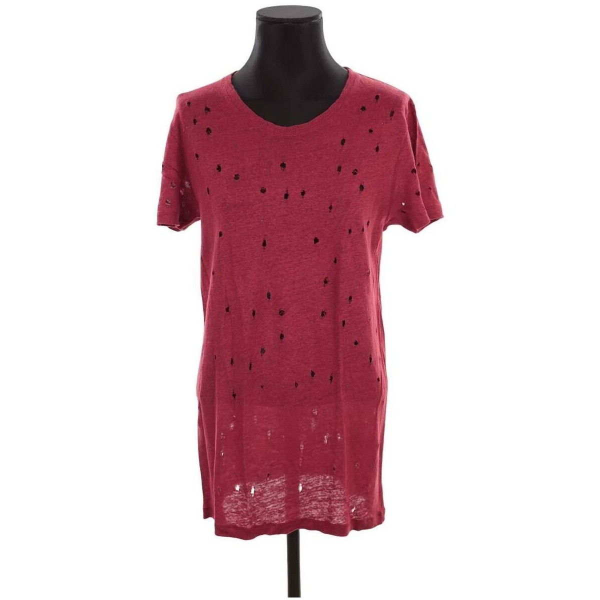 Vêtements Femme Débardeurs / T-shirts sans manche Iro T-shirt en coton Bordeaux