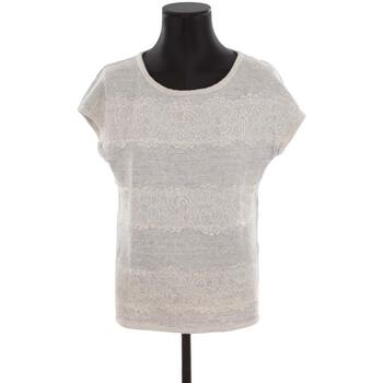 Vêtements Femme Débardeurs / T-shirts sans manche Sandro T-shirt en coton Gris