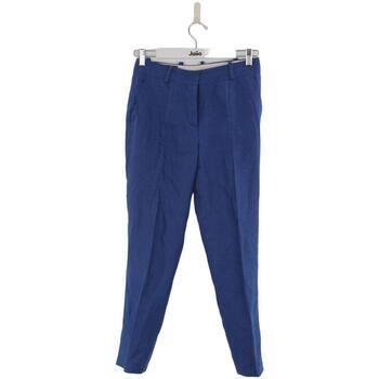 Vêtements Femme Pantalons Loro Piana Pantalon en lin Bleu