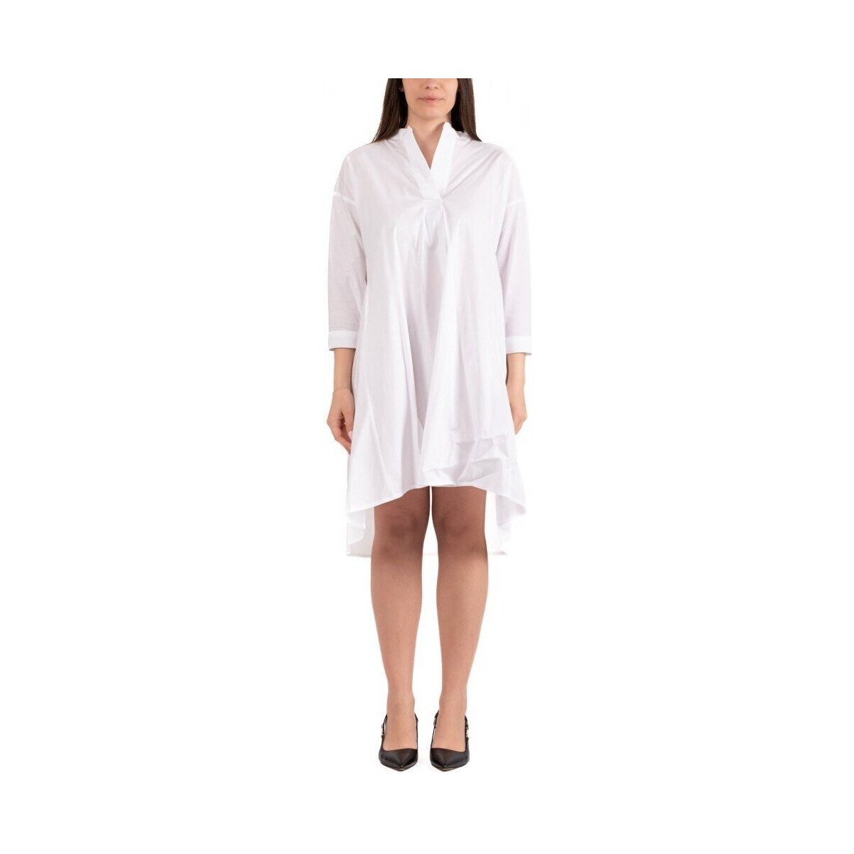 Vêtements Femme Robes Alpha ROBE FEMME Blanc